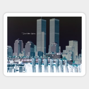 World Trade Center - Twin Towers - 09/07/2001 Sticker